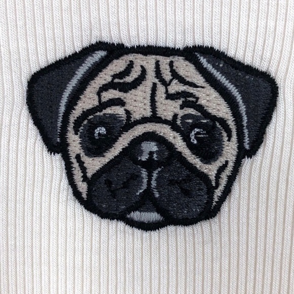 Wild Fable Pug Ribbed Long Sleeve Fitted Top - Picture 6 of 12